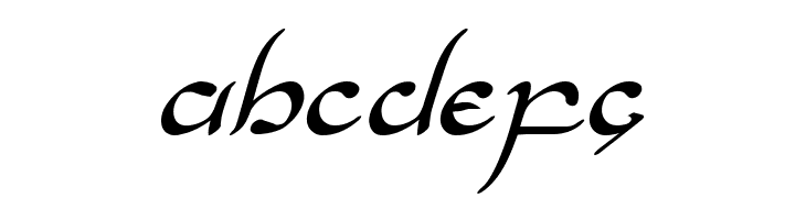 Half-Elven Italic  Free Fonts Download