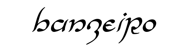 Half-Elven Italic  Free Fonts Download