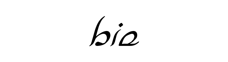 Half-Elven Italic  Free Fonts Download