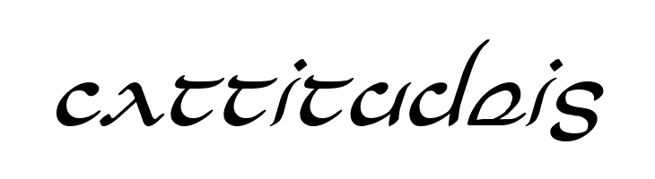 Half-Elven Italic  Free Fonts Download