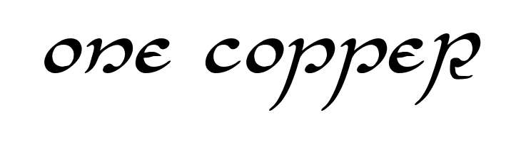 Half-Elven Italic  Free Fonts Download