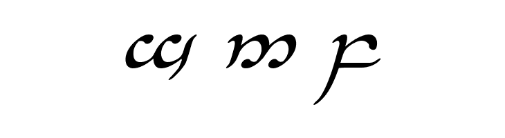 Half-Elven Italic  Free Fonts Download