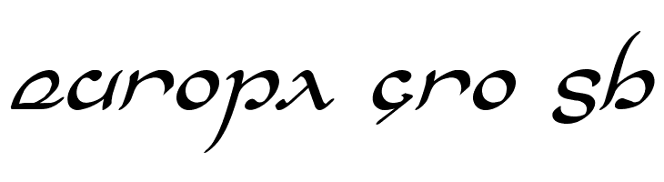 Half-Elven Italic  Free Fonts Download