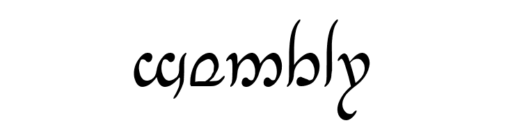 Half-Elven Condensed  Free Fonts Download