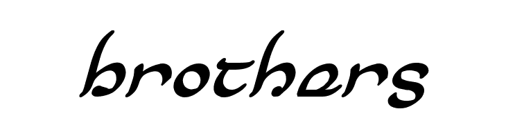 Half-Elven Bold Italic  Free Fonts Download