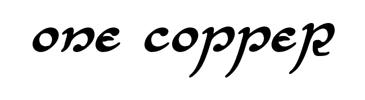 Half-Elven Bold Italic  Free Fonts Download