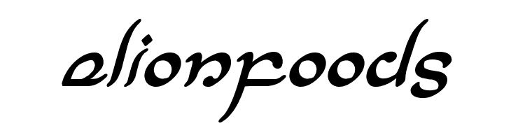 Half-Elven Bold Italic  Free Fonts Download