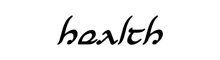 Half-Elven Bold Italic  Free Fonts Download