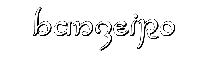 Half-Elven 3D Regular  Free Fonts Download