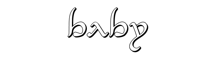 Half-Elven 3D Regular  Free Fonts Download