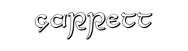 Half-Elven 3D Regular  Free Fonts Download