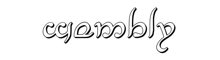 Half-Elven 3D Regular  Free Fonts Download