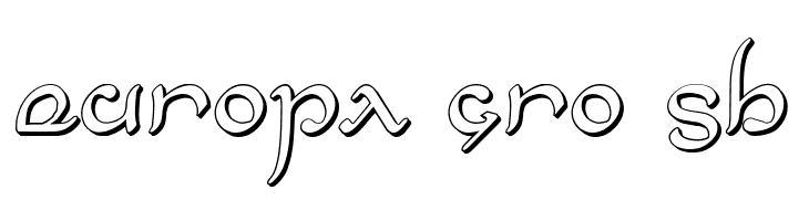 Half-Elven 3D Regular  Free Fonts Download