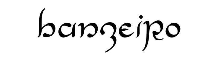 Half-Elven Regular  Free Fonts Download