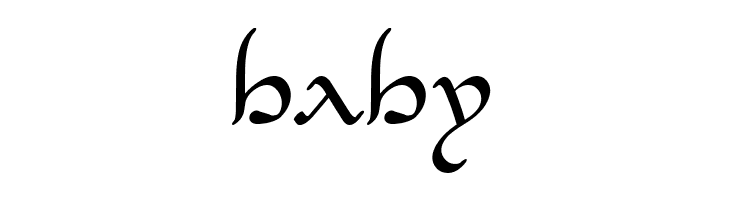 Half-Elven Regular  Free Fonts Download