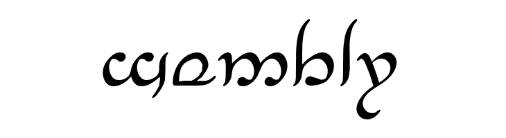 Half-Elven Regular  Free Fonts Download