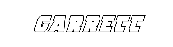 Rogue Hero Outline Italic  Free Fonts Download