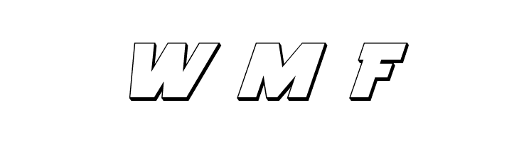 Rogue Hero 3D Italic  Free Fonts Download