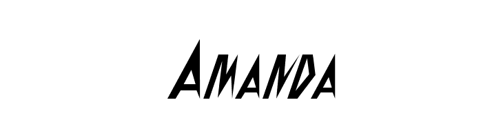 Schrill AOE Oblique  Free Fonts Download