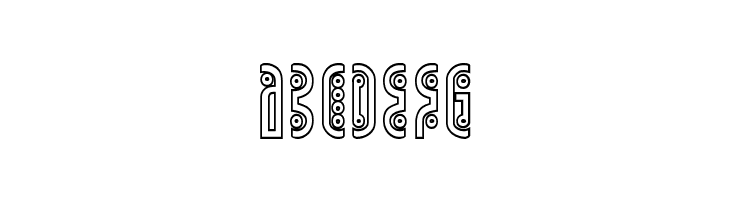 Underground Rose Outline  Free Fonts Download