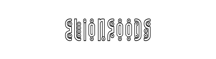 Underground Rose Outline  Free Fonts Download