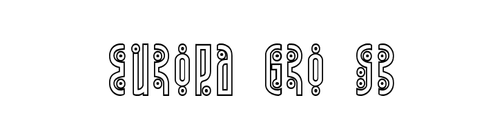 Underground Rose Outline  Free Fonts Download