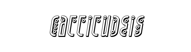 Underground Rose 3D Italic  Free Fonts Download