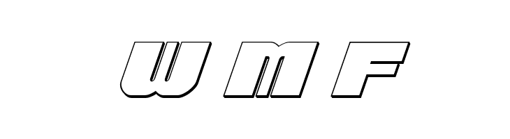 Tauro 3D Italic  Free Fonts Download