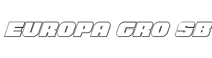 Tauro 3D Italic  Free Fonts Download