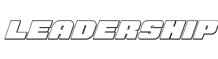 Tauro 3D Italic  Free Fonts Download