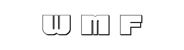 Tauro 3D Regular  Free Fonts Download