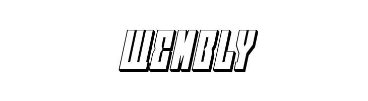 EAST-west 3D Italic  Free Fonts Download