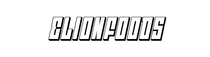 EAST-west 3D Italic  Free Fonts Download