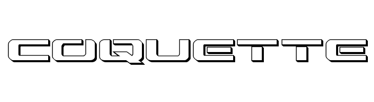 Outrider 3D Regular  Free Fonts Download