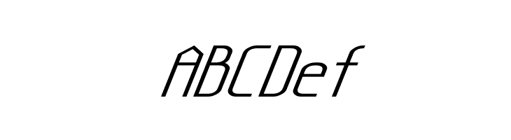 Sanity Wide Italic  Free Fonts Download