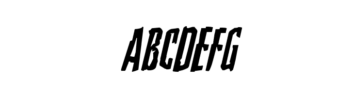 Stranger Danger Expanded Italic  Free Fonts Download