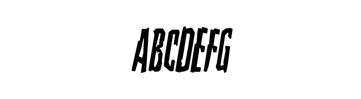 Stranger Danger Rotated  Free Fonts Download