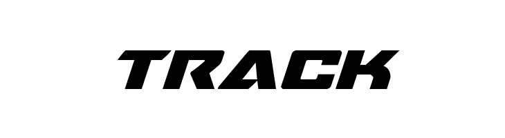 TRACK Oceanic Drift Expanded Italic Font