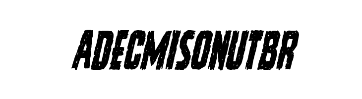 Vicious Hunger Condensed Italic  Free Fonts Download