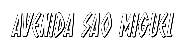 Oh Mighty Isis 3D Italic  Free Fonts Download