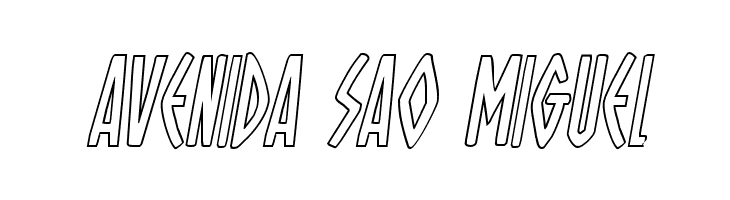 Oh Mighty Isis Outline Italic  Free Fonts Download