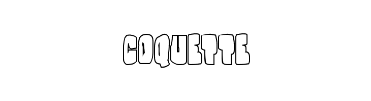 Nobody's Home Outline  Free Fonts Download