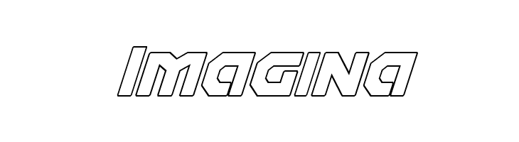 Gunner Storm Outline Italic  Free Fonts Download