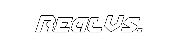 Gunner Storm Outline Italic  Free Fonts Download