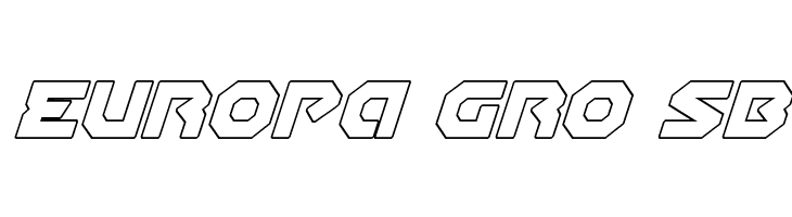 Gunner Storm Outline Italic  Free Fonts Download