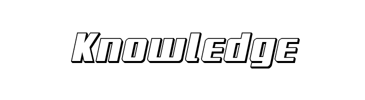 Subadai Baan 3D Italic  Free Fonts Download