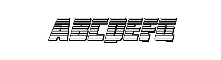 October Guard Chrome Italic  Free Fonts Download