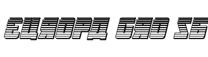 October Guard Chrome Italic  Free Fonts Download
