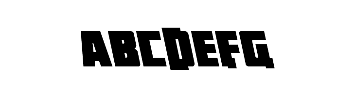 October Guard Leftalic  Free Fonts Download