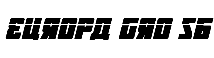 October Guard Laser Italic  Free Fonts Download